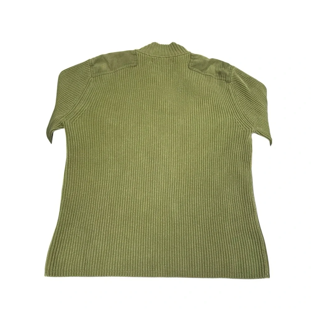 Vintage Banana Republic Henley Knit Sweater Mens XL? No‎ Tag Green  2007 Y2K